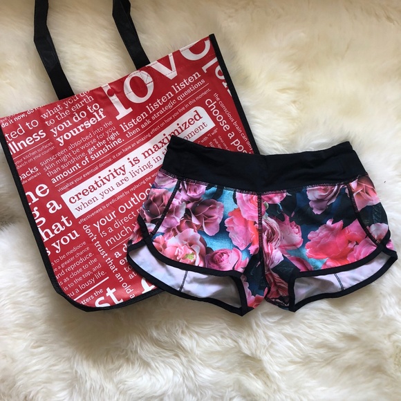 lululemon athletica Pants - *RARE* Secret Garden Speed Short